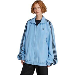 Adidas 3 Stripe Oversized Windbreaker Track Jacket Vintage Y2K Baggy Sportswear